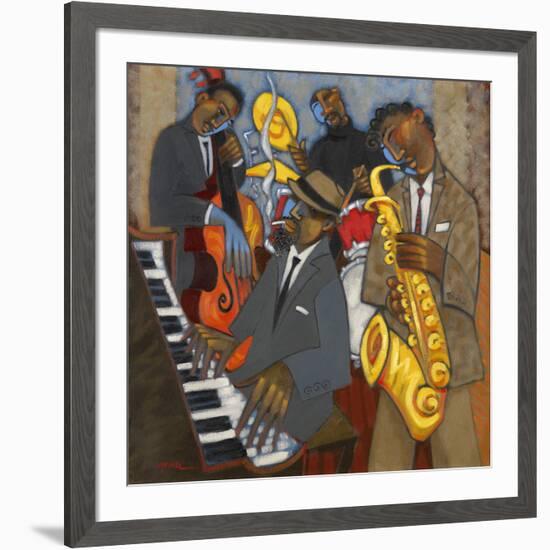 Thelonious Monk and his Sidemen-Marsha Hammel-Framed Giclee Print