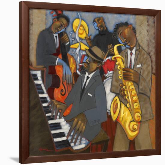 Thelonious Monk and his Sidemen-Marsha Hammel-Framed Giclee Print