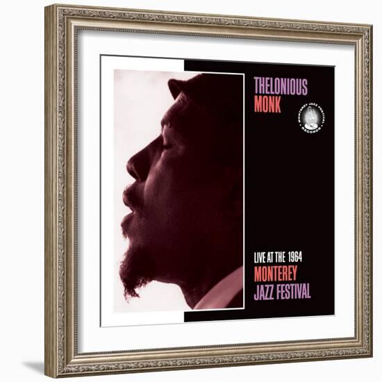 Thelonious Monk, Live at the 1964 Monterey Jazz Fest--Framed Art Print
