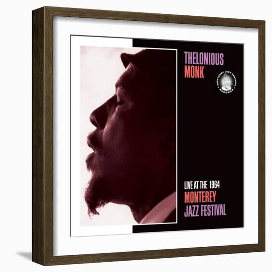 Thelonious Monk, Live at the 1964 Monterey Jazz Fest--Framed Art Print