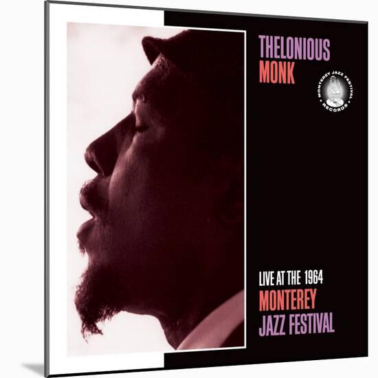 Thelonious Monk, Live at the 1964 Monterey Jazz Fest-null-Mounted Art Print