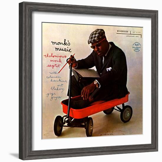 Thelonious Monk - Monk's Music-Paul Bacon-Framed Art Print