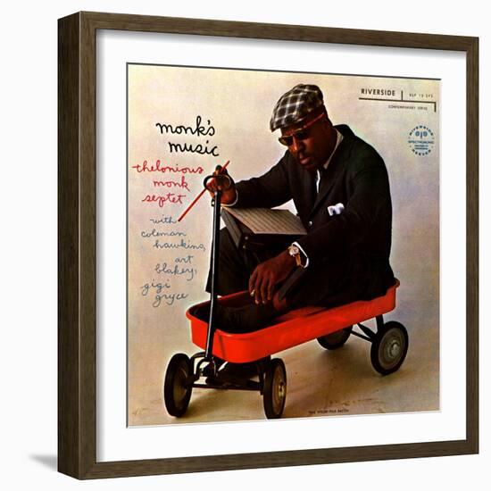 Thelonious Monk - Monk's Music-Paul Bacon-Framed Art Print