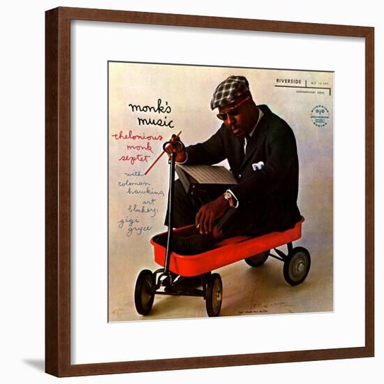 Thelonious Monk - Monk's Music-Paul Bacon-Framed Art Print