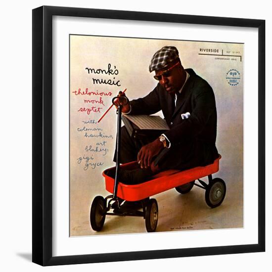 Thelonious Monk - Monk's Music-Paul Bacon-Framed Art Print