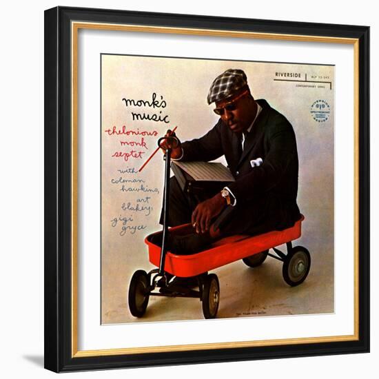 Thelonious Monk - Monk's Music-Paul Bacon-Framed Art Print