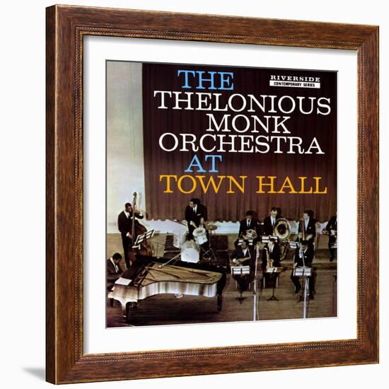 Thelonious Monk - The Thelonious Monk Orchestra in Town Hall-null-Framed Art Print