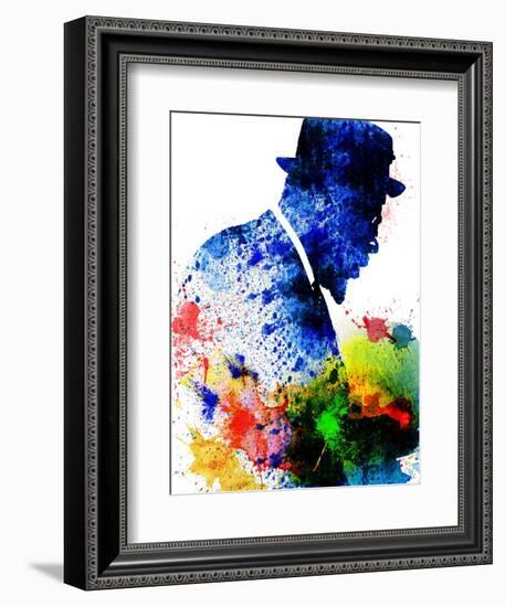 Thelonious Monk Watercolor-Jack Hunter-Framed Art Print