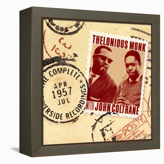 Thelonious Monk with John Coltrane - The Complete 1957 Riverside Recordings-null-Framed Stretched Canvas