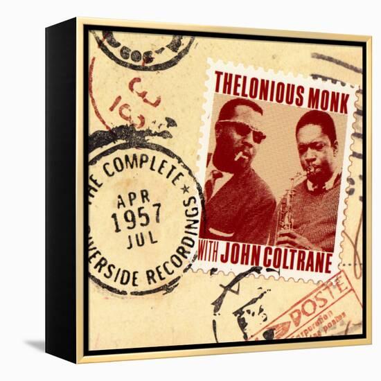 Thelonious Monk with John Coltrane - The Complete 1957 Riverside Recordings-null-Framed Stretched Canvas