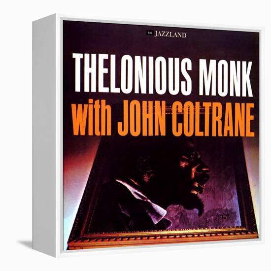 Thelonious Monk with John Coltrane - Thelonious Monk with John Coltrane-null-Framed Stretched Canvas