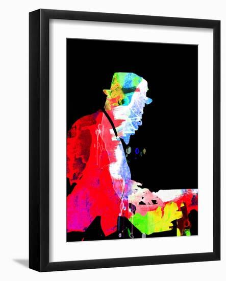 Thelonious Watercolor II-Lana Feldman-Framed Art Print