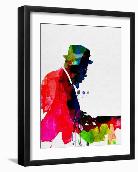 Thelonious Watercolor-Lora Feldman-Framed Art Print