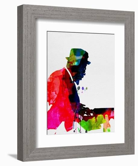 Thelonious Watercolor-Lora Feldman-Framed Premium Giclee Print