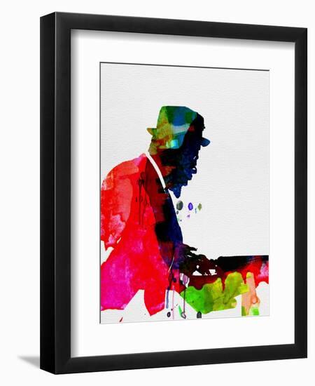 Thelonious Watercolor-Lora Feldman-Framed Premium Giclee Print