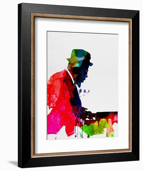 Thelonious Watercolor-Lora Feldman-Framed Art Print