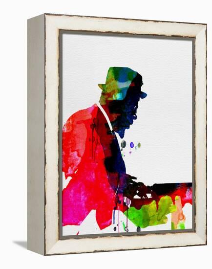 Thelonious Watercolor-Lora Feldman-Framed Stretched Canvas