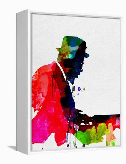 Thelonious Watercolor-Lora Feldman-Framed Stretched Canvas