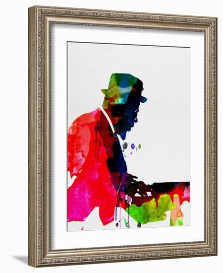 Thelonious Watercolor-Lora Feldman-Framed Art Print