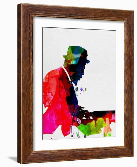 Thelonious Watercolor-Lora Feldman-Framed Art Print