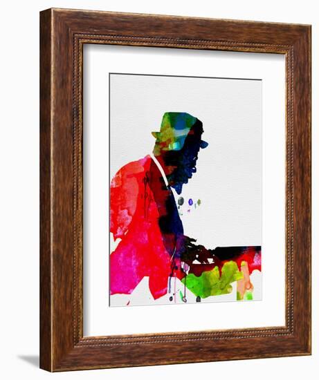 Thelonious Watercolor-Lora Feldman-Framed Art Print