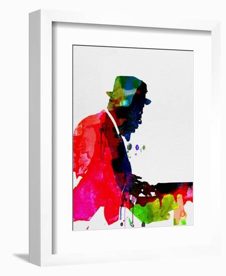 Thelonious Watercolor-Lora Feldman-Framed Art Print