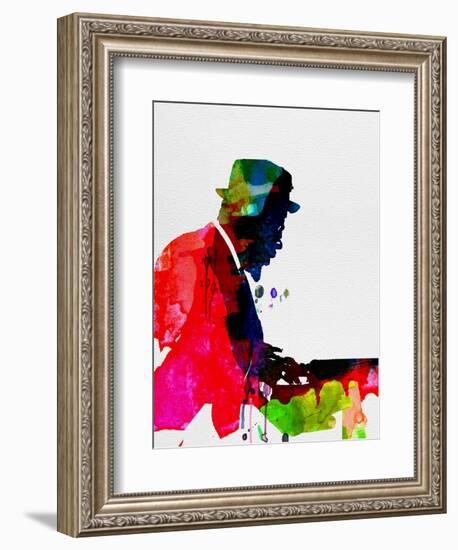 Thelonious Watercolor-Lora Feldman-Framed Premium Giclee Print