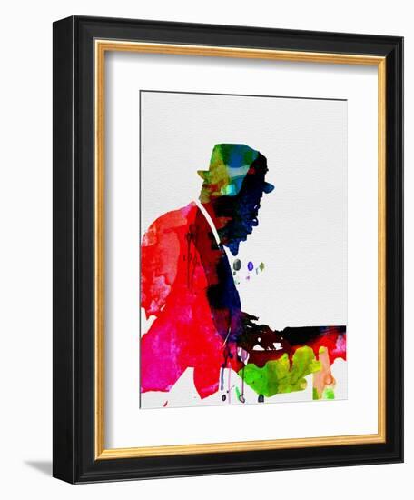 Thelonious Watercolor-Lora Feldman-Framed Premium Giclee Print