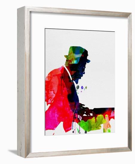 Thelonious Watercolor-Lora Feldman-Framed Art Print