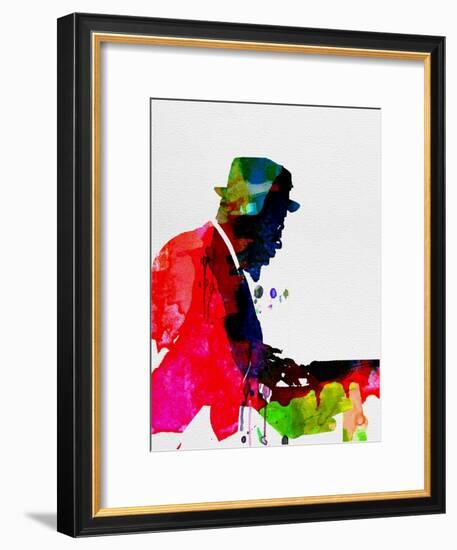 Thelonious Watercolor-Lora Feldman-Framed Art Print