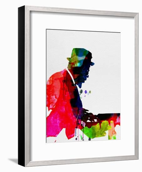 Thelonious Watercolor-Lora Feldman-Framed Art Print