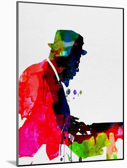 Thelonious Watercolor-Lora Feldman-Mounted Art Print