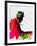 Thelonious Watercolor-Lora Feldman-Framed Art Print