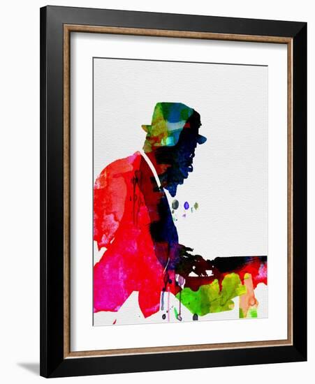 Thelonious Watercolor-Lora Feldman-Framed Premium Giclee Print