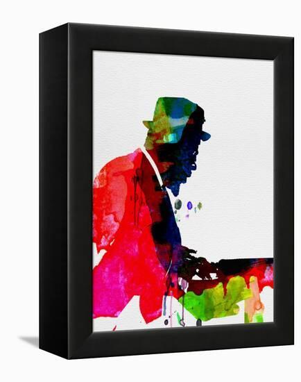 Thelonious Watercolor-Lora Feldman-Framed Stretched Canvas