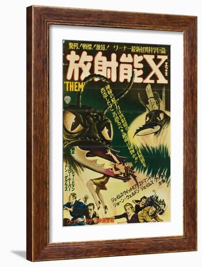 Them!, Japanese Movie Poster, 1954-null-Framed Art Print