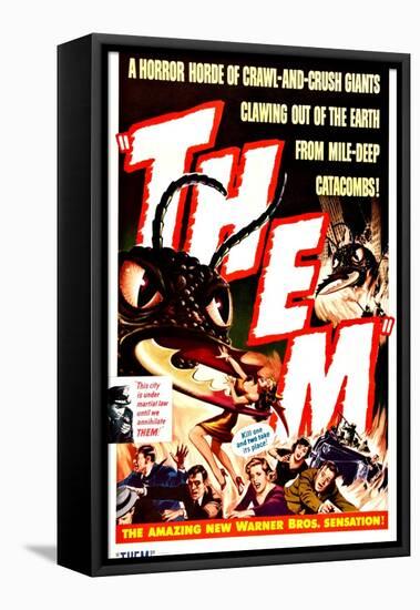 Them!, Onslow Stevens As The Military General, 1954-null-Framed Stretched Canvas