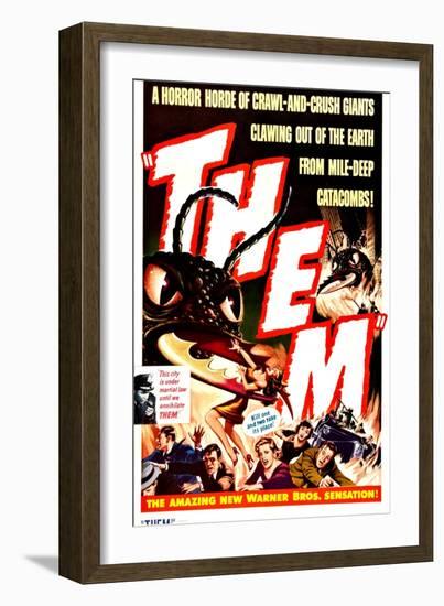 Them!, Onslow Stevens As The Military General, 1954-null-Framed Premium Giclee Print