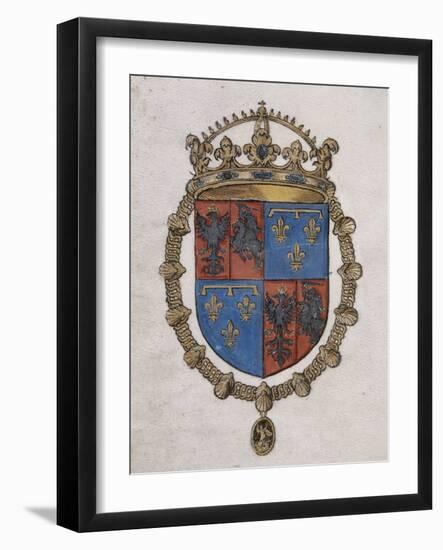 Thème d'astrologie judiciaire-null-Framed Giclee Print