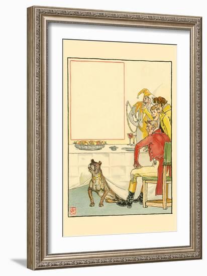 Then April Fool as All Did Fawned on May Trying to Get Her Attention on Sunday-Walter Crane-Framed Art Print