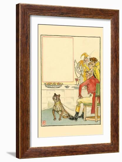 Then April Fool as All Did Fawned on May Trying to Get Her Attention on Sunday-Walter Crane-Framed Art Print