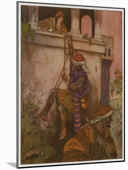 Then She Let Them Down from Her Window by a Cord-Tony Sarg-Mounted Giclee Print