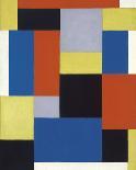 A Leaded and Stained Glass Panel; 'Vetrata Komposite V in Lood'-Theo van Doesburg-Giclee Print