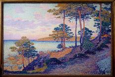 Saint Tropez, Vue de La Chapelle St, c.1920-Théo van Rysselberghe-Giclee Print