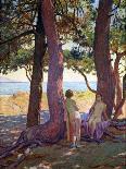 Family in the Orchard, 1890-Théo van Rysselberghe-Giclee Print
