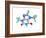 Theobromine Drug Molecule-Laguna Design-Framed Photographic Print