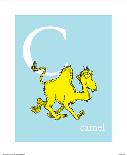 C is for Camel (blue)-Theodor (Dr. Seuss) Geisel-Art Print