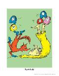 The Cat in the Hat (on blue)-Theodor (Dr. Seuss) Geisel-Art Print