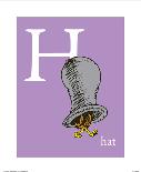 E is for Elk (purple)-Theodor (Dr. Seuss) Geisel-Art Print