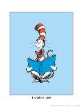 The Cat in the Hat (on blue)-Theodor (Dr. Seuss) Geisel-Art Print